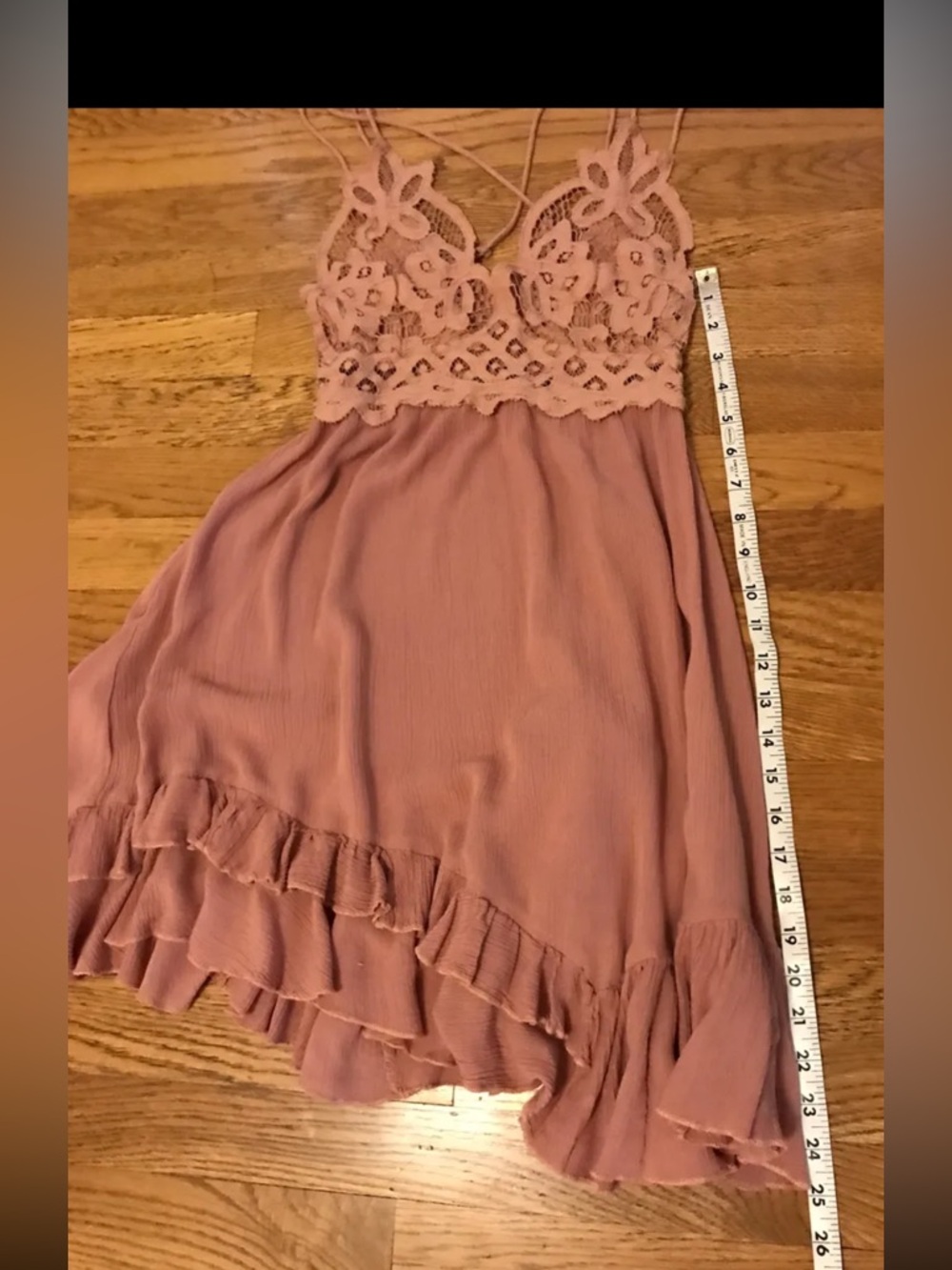 Free People Adella Slip Dress Size S in Rose - Picture 10 of 11
